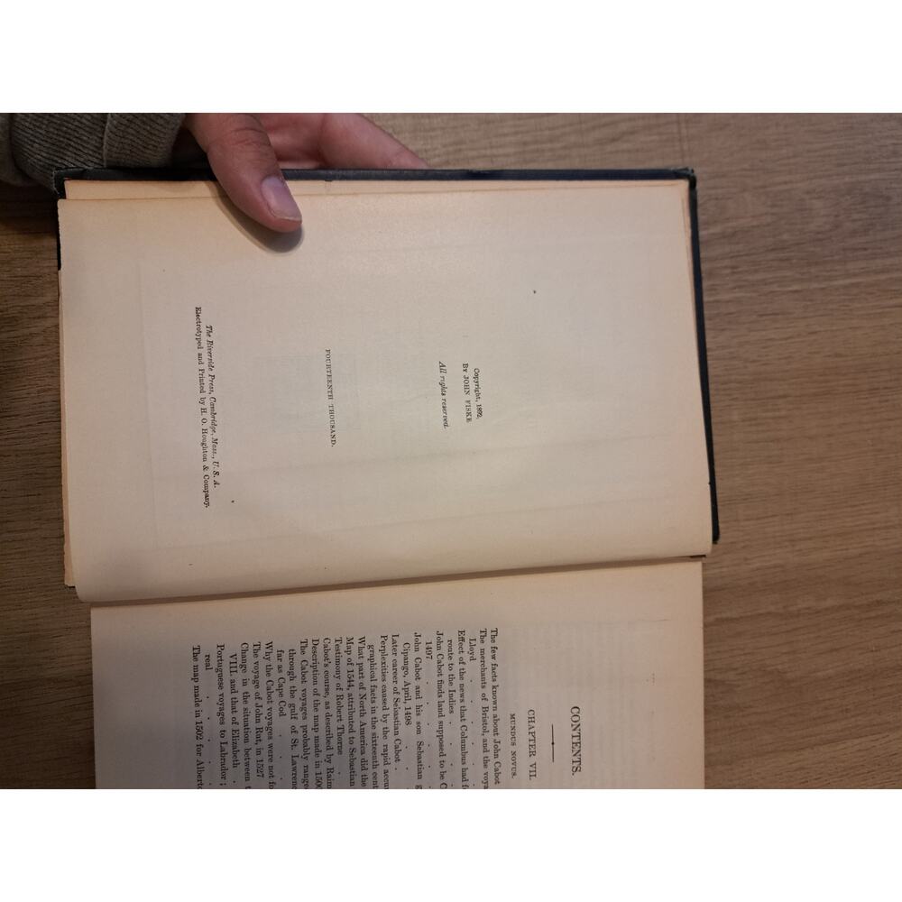 The Discovery of America John Fiske Vol II Riverside Press 1895 - Picture 8 of 9